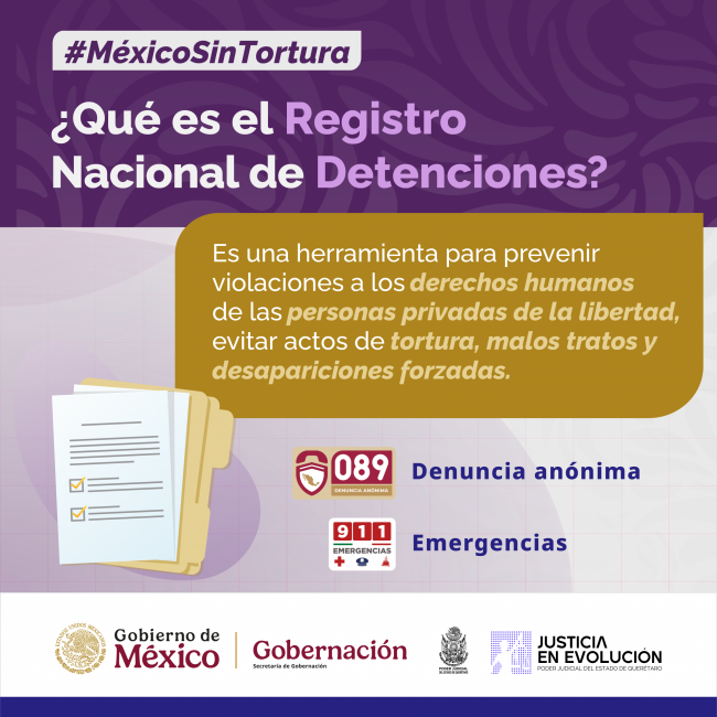 11 Registro Nacional de Detenciones